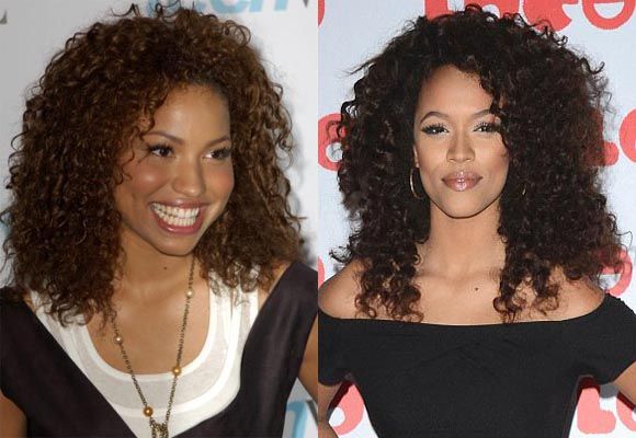 Corkscrew curls for black women