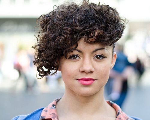 Curly and Bewitching Cute Short Haircut