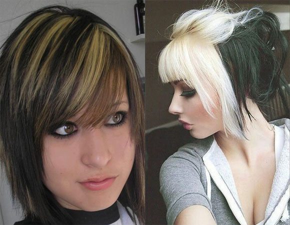 Edgy Emo Hairstyle for Teen Girls