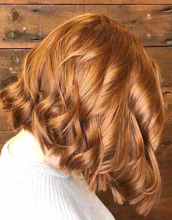 Copper Red Highlights and Hair Colors 2018