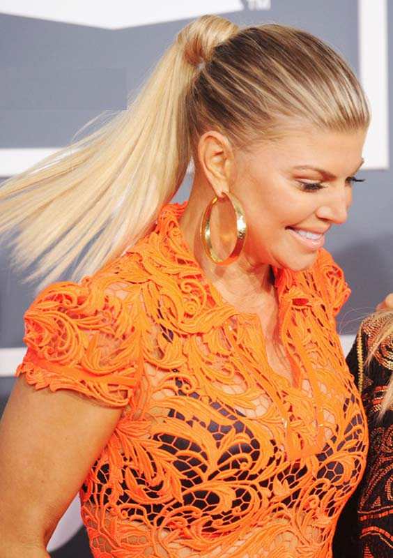 Fergie's Ponytail Hairstyles for 2018