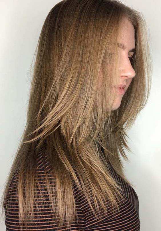 Natural Long Layered Hairstyles 2018