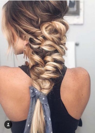 Beautiful Braided Ponytail Styles for 2018