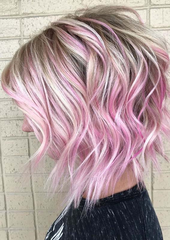 Bedhead Bob and Pink Hair Color Shades for 2018