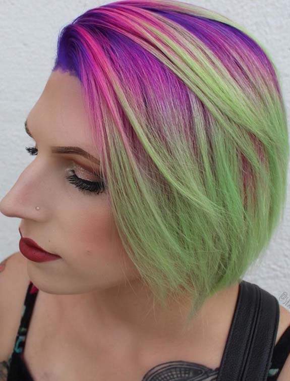 Modern Hair Colors for Short Hair Styles in 2018