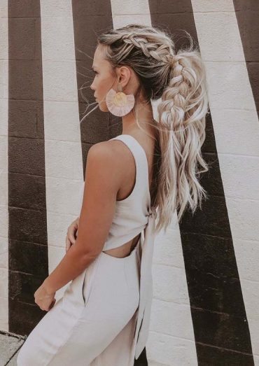 Obsessed Ideas Of Braided Ponytail Hairstyles in 2018