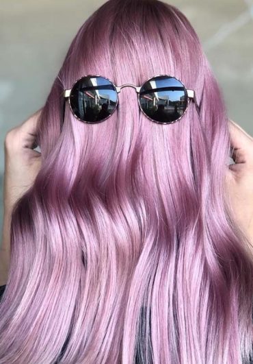 Pastel Purple Hair Colors For Long Hair