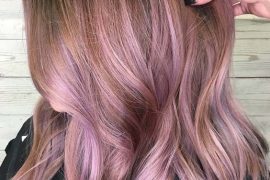Rose Metallic Hair Color Ideas For Fine Hair