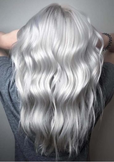 Silver Blonde Hair Color Shades for 2018