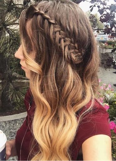 Simple And Cute Feather Loop Braid For Summer Season