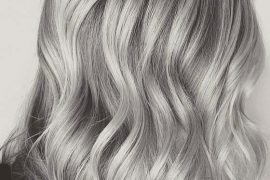Stormy Silver Grey Hair Color Ideas