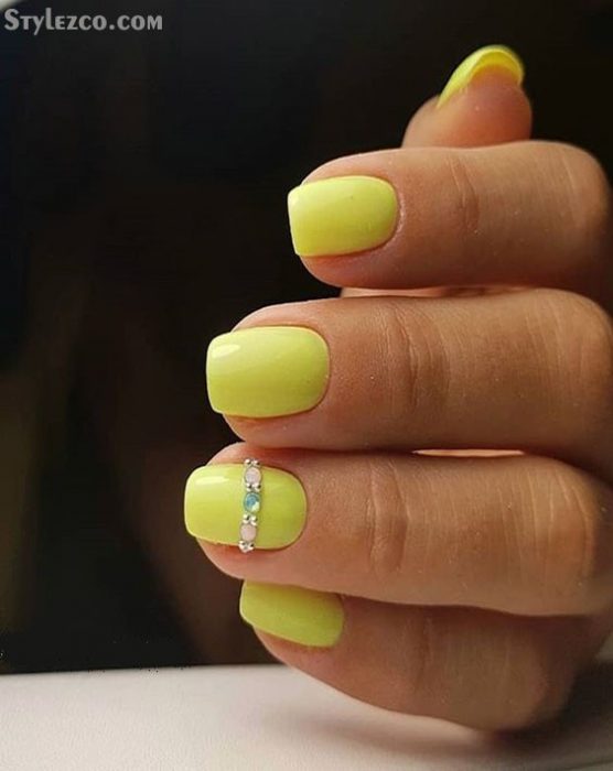 Yellow Nail Art Design That are So Perfect for 2018
