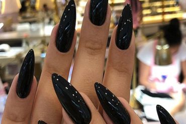 Edgy & Shinning Black Nail Art Trends for the Beauty of 2018