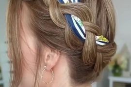 Beautiful Braided Updo Hairstyles for Stylish Girls In 2018