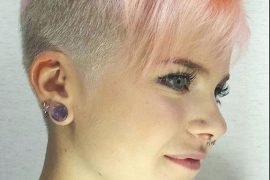 Delightful Undercut Short Hairstyle with Hair Color Trends In 2018