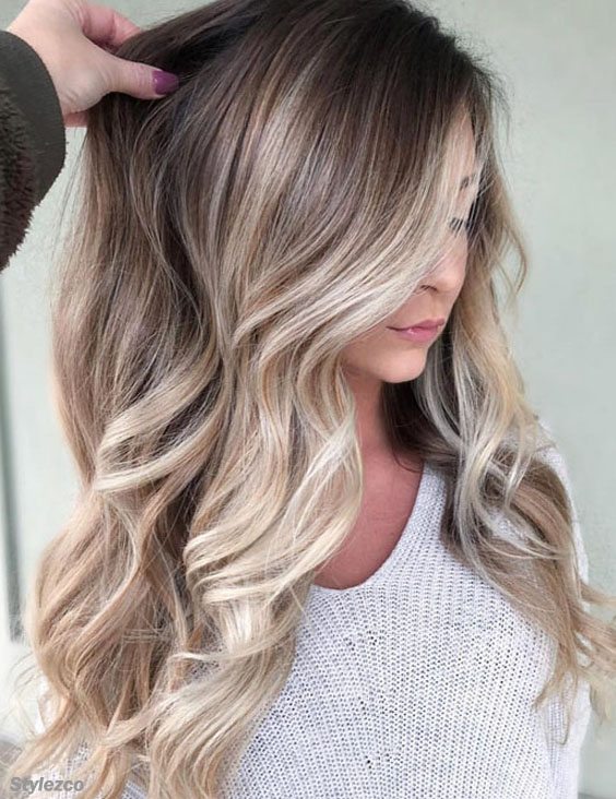 Gorgeous Blonde Balayage Hair Color Trends For Long Hair In 2018