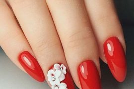 Cutest Long Red Nail Art Designs for 2018