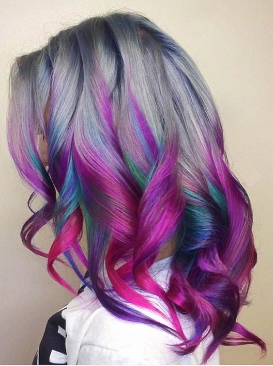 Modern Mermaid Hair Color Ideas in 2018