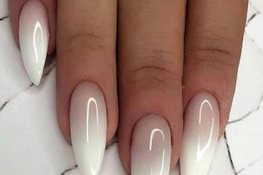 Classical White Nail Art Design & Images for Long Nails In 2018