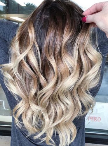 Dark Melted Chocolate Balayage Hair Color Highlights in 2018