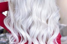 Gorgeous Long Hairstyle & Cuts with White Color fro 2018