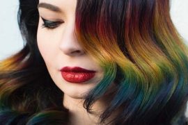 Gorgeous Rainbow Hair Colors For Fine Hair 2018