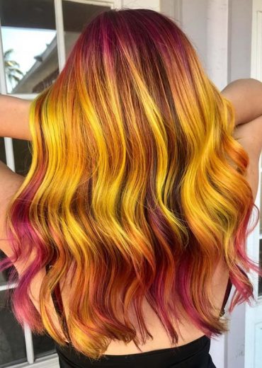 Hottest Firey Hair Color Shades for Autumn Season 2018