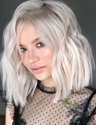 Perfect Platinum Pearl Hair Color Trends in 2018