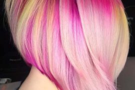 Stunning Cool Pink Lemonade Hair Color For Lob Styles for 2018