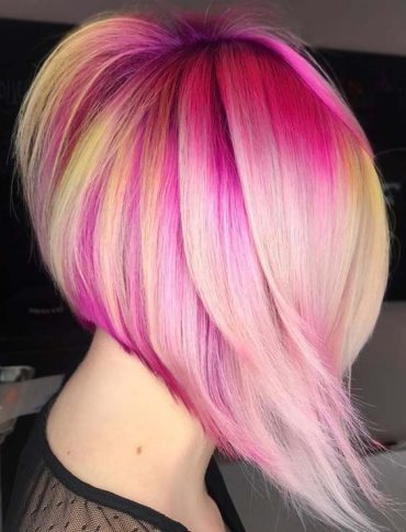 Stunning Cool Pink Lemonade Hair Color For Lob Styles for 2018