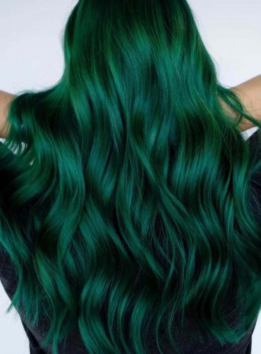Stunning Green Hair Colors For Long Hairstyles for 2018