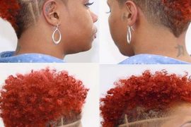 Short Red Curls for Black Women 2019