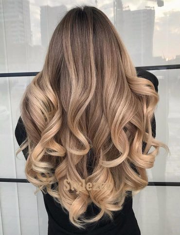 Best Balayage Wavy Hairstyle for Blonde Girls In 2019