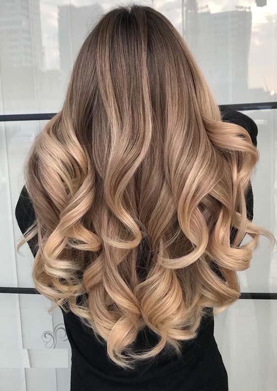 Dimantional Blond Balayage Highlights for 2019