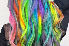 Elegant Rainbow Hair Color Ideas & Styles for 2019