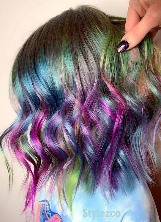 Excellent Look of Unicorn Hair Color Style for 2019