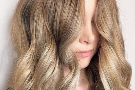 Golden Balayage Hairstyle & Hair Color Trends for 2019