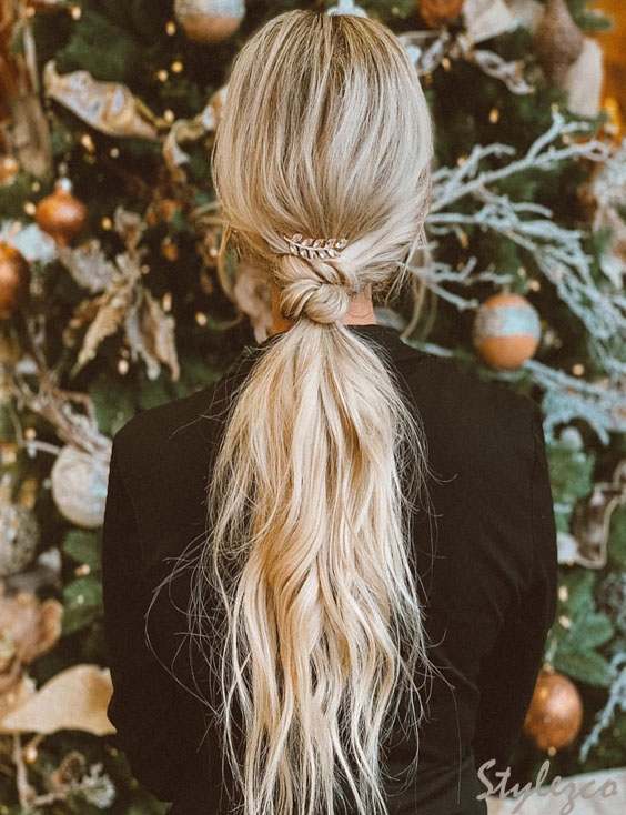 Knot Ponytail Hairstyle Trends To Look Chic In 2019