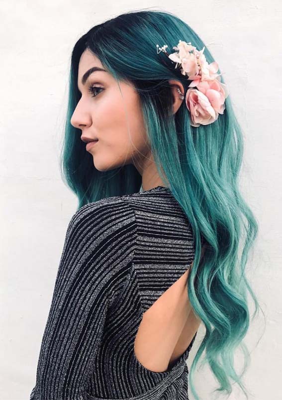 Mermaid Hair Colors & Highlights in 2019