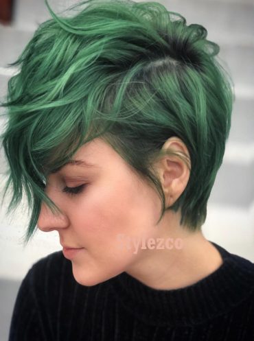 Wonderful Green 2019 Short Haircuts & Hairstyle Ideas