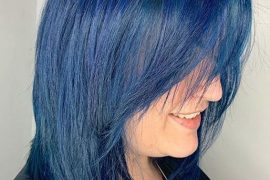 Cool Blue Hair Color Style for Short Hair To Try Now