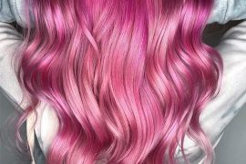 Fresh Pie Pink Hair Color Styles & Highlights for 2019