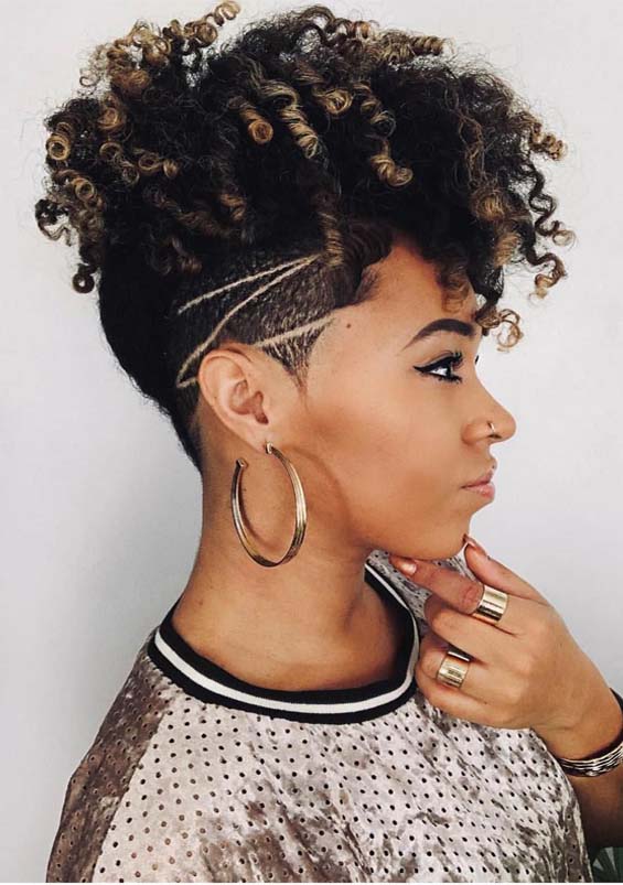 Under Short Curls for Black Women in 2019