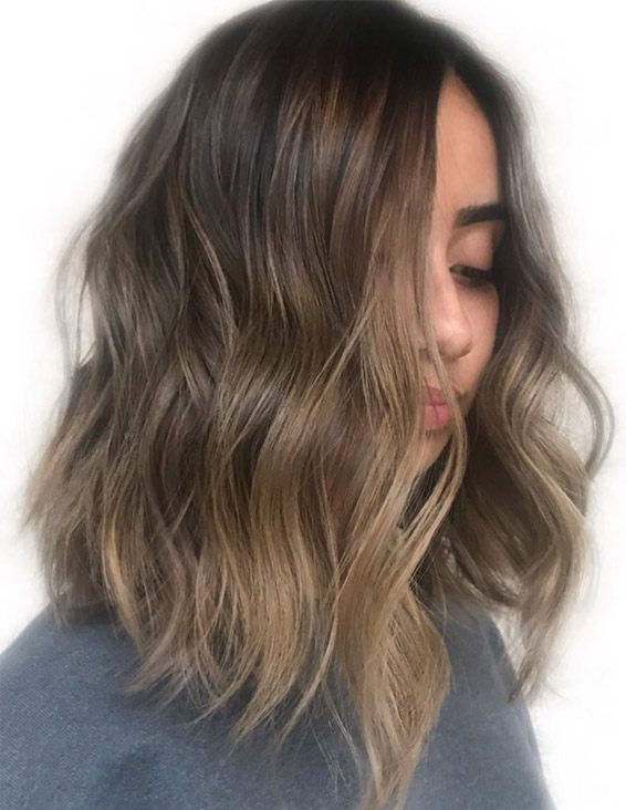 Gorgeous 2019 Caramel Ombre Hair Color Highlights