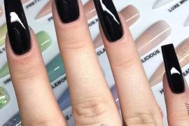 Hottest Black Nail Arts & Images in 2019