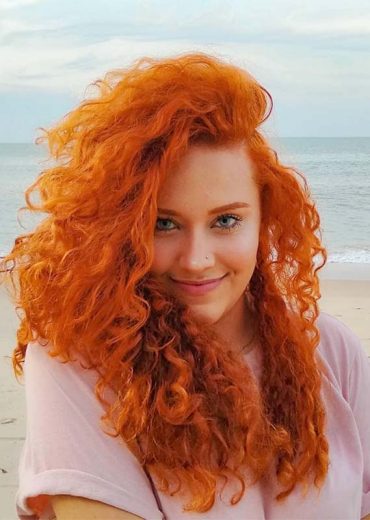 Hottest Red Long Curly Hair Styles for 2019