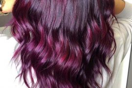 Purple Balayage Hair Color Styles for 2019