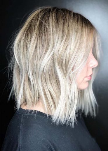 Amazing Textured Blonde Bob Haircut Styles for 2019