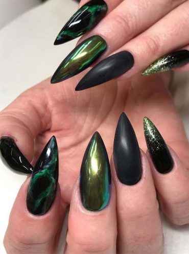 Awesome Green Nail Designs & Arts for 2019