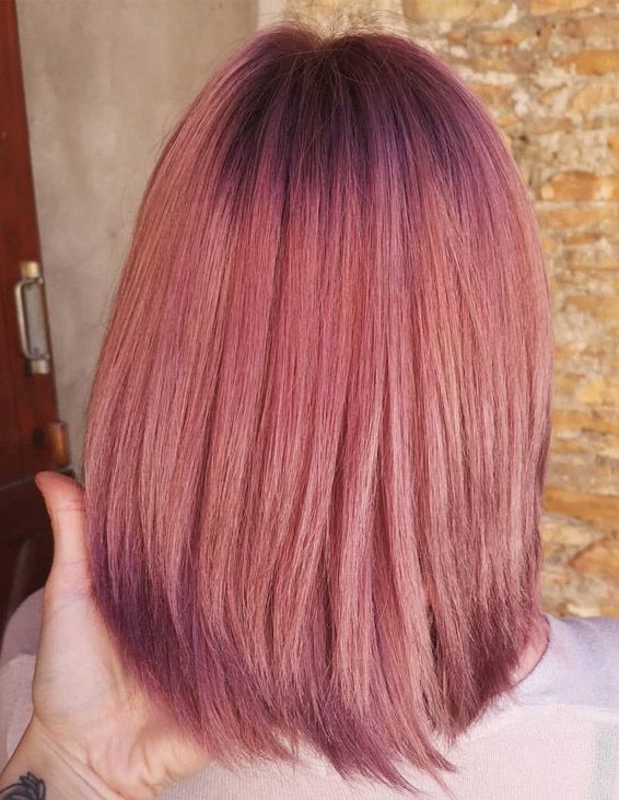 Beautiful Pink Shades & Highlights for Short Hair In 2019